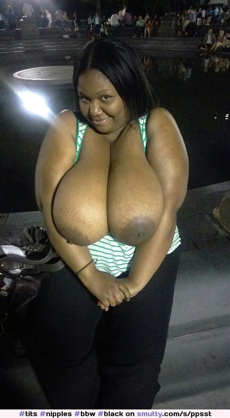 Tits Nipples Bbw Black Ebony Exhibitionist Flashing