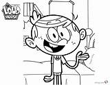 Loud House Lincoln Coloring Pages Boy Only Printable Kids sketch template