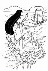 Pocahontas Coloring Pages Movie Clips Gif sketch template