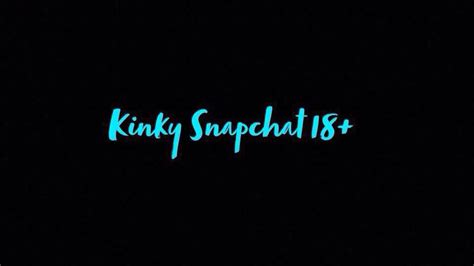 Kinky Snapchat 18