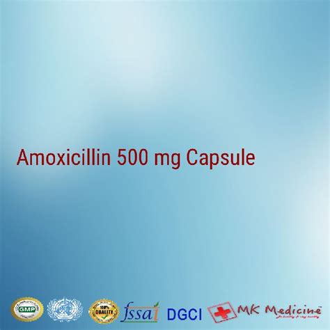 Amoxicillin 500 Mg Capsule Manufacturer In West Bengal India By Mk