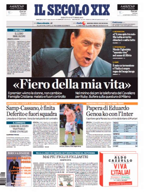 It’s “bunga Bunga” Time In Italy Newspapers Love It García Media