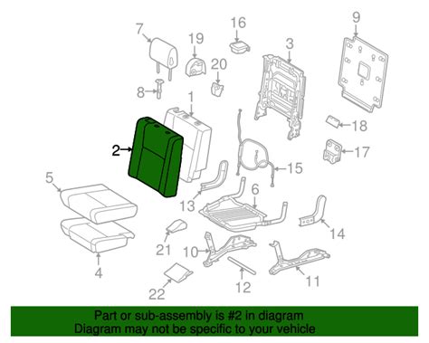 2011 2014 Toyota Sequoia Seat Back Cover 79023 0c060 E0 Toyota Parts