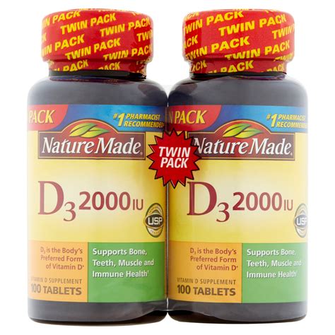 nature  vitamin   iu supplement tablets  count  pk walmartcom