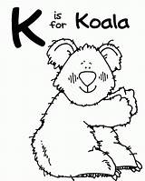 Coloring Koala Pages Letter Clipart Animal Zoo Kangaroo Cliparts Crafts Alphabet Preschool Clip Worksheets Animals Line Moms Being Activities Drawing sketch template