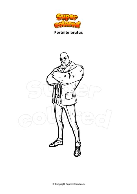 fortnite brutus coloring pages