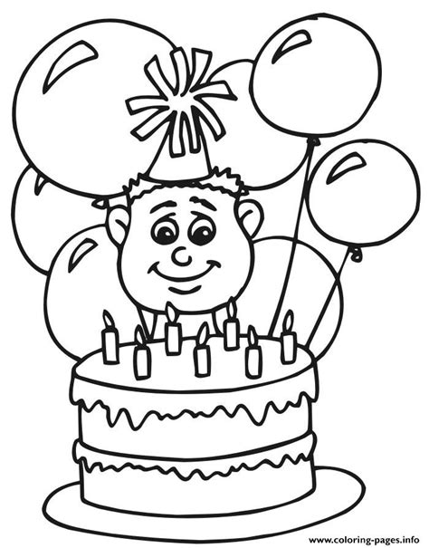 boys happy birthday balloons sbff coloring pages printable