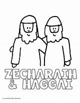 Coloring Zechariah Pages Popular sketch template