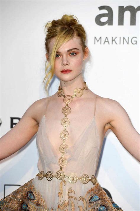 elle fanning nip slip and upskirt collection scandal planet