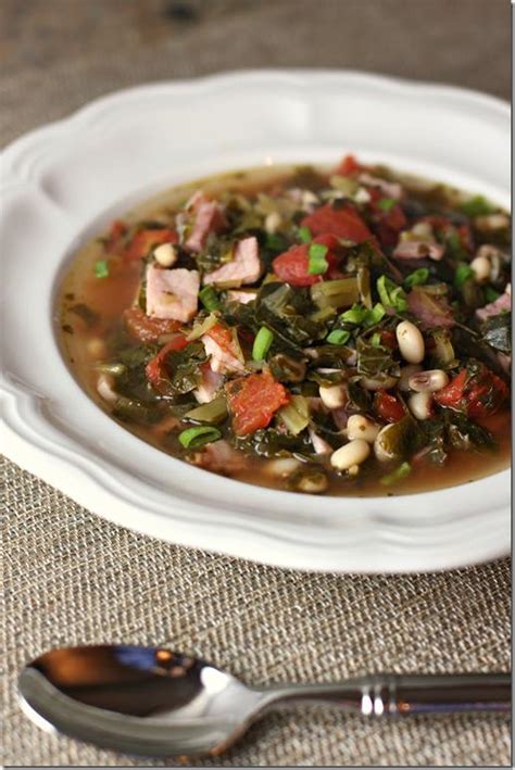 new year s day soup with black eyed peas and collards