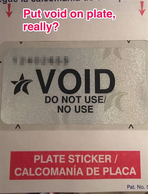 car registration sticker texas