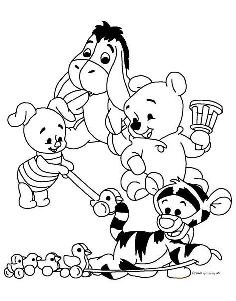 dibujos  pintar winnie pooh bebe dibujos  pintar images