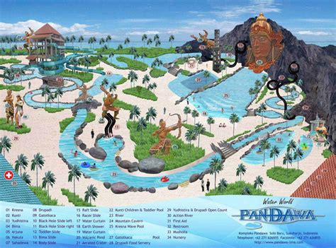 pandawa water world solo wahana tiket masuk