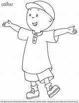 Coloring Caillou Pages Printable Kids Print Color Library Resources Favorite sketch template