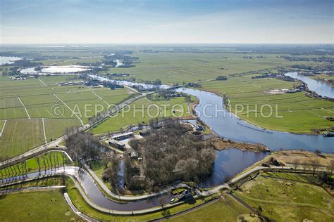 aerophotostock weesp luchtfoto fort uitermeer nieuwe hollandse waterlinie