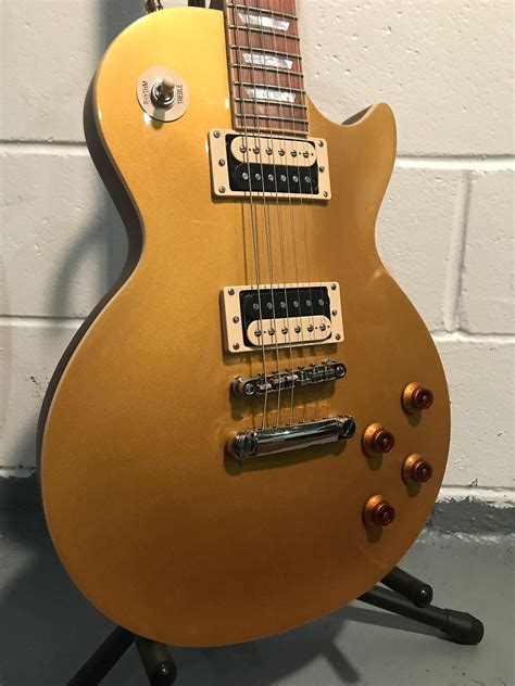 epiphone les paul traditional pro iii goldtop reverb