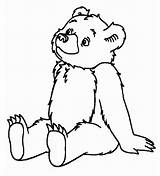 Coloring Pages Teddy Bear Boy Bears Printable Kids sketch template