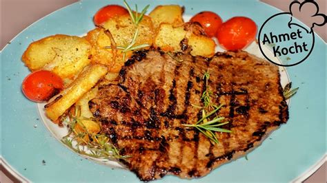 steak mit bratkartoffeln ahmet kocht kochen folge