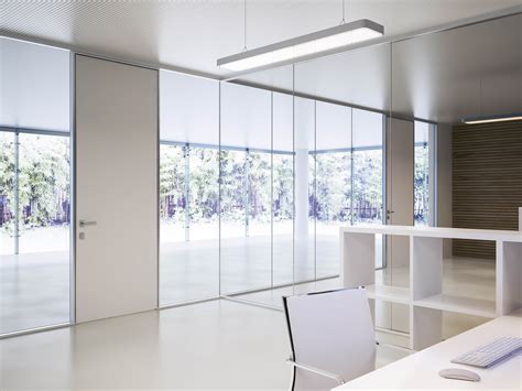 glass partition wall i wallspace by fantoni