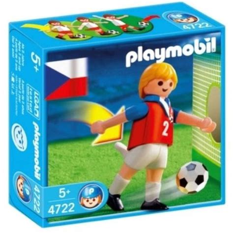 playmobil  voetbalspeler tsjechi blokker playmobil tsjechie voetballen