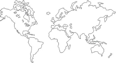 printable world map coloring page at getcoloringscom