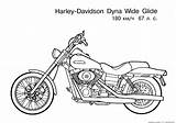 Coloring Motorcycle Pages sketch template