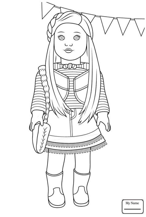 american girl doll coloring pages printable printable american girl