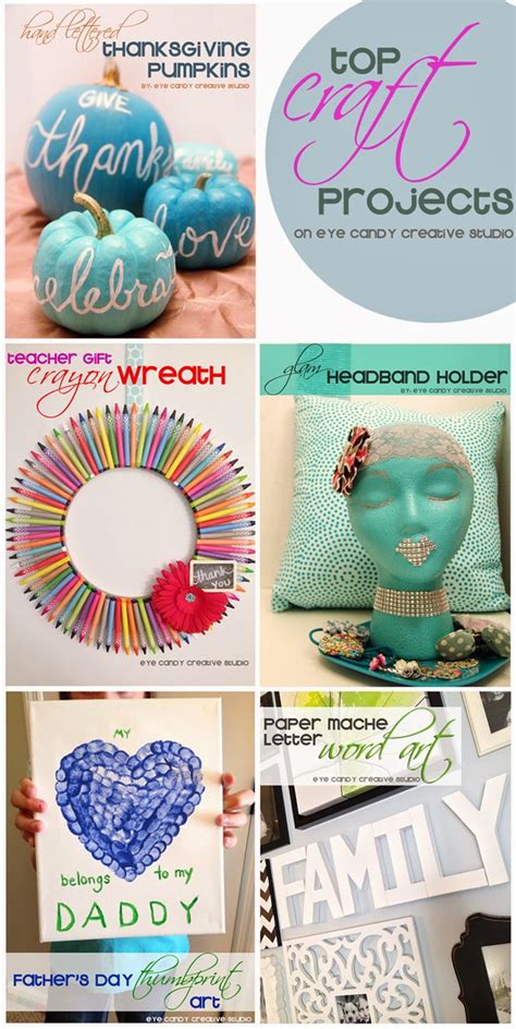 eye candy creative studio crafts top  craft project ideas