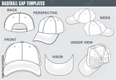 baseball cap template stock photo  royalty  images  fotolia