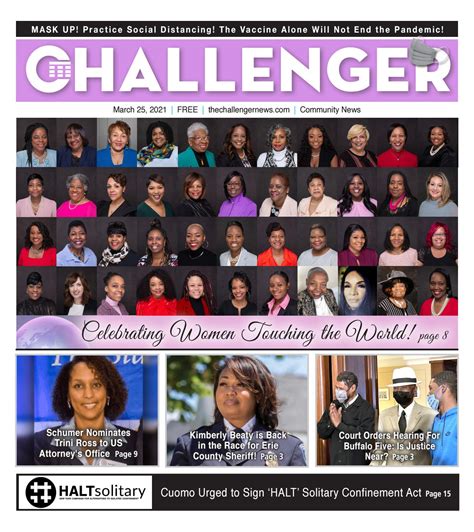 challenger community news march 25 2021 by the challenger community