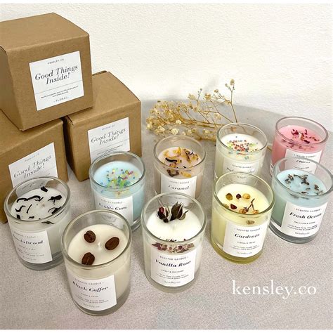 jual kensley lilin aromaterapi premium scented candle pengharum ruangan hampers souvenir