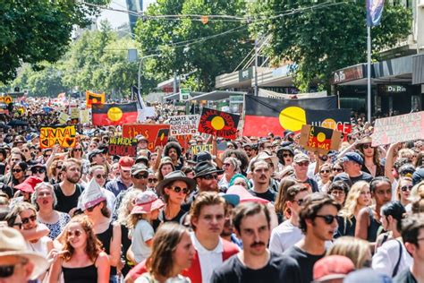 Australia Day Of Shame Thousands March In Invasion Day Protests