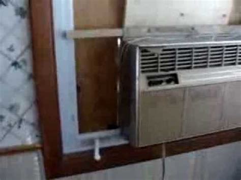crank  window air conditioner install youtube