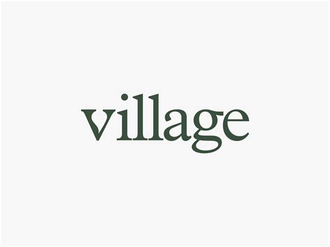 village logo  brian collier  dribbble