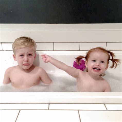 Siblings Bath The Thud