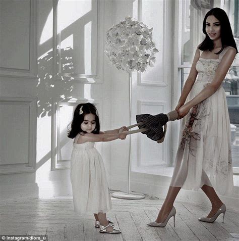Arsenal’s Uzbek Princess Dresses Her Two Year Old In Couture
