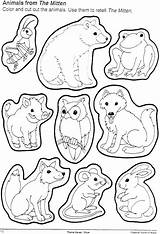 Coloring Pages Mitten Endangered Animals Mittens Winter Rainforest Sheets Printable Trees Getcolorings Color Getdrawings Colorings sketch template