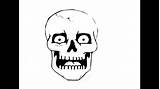 Skull Template Coloring sketch template