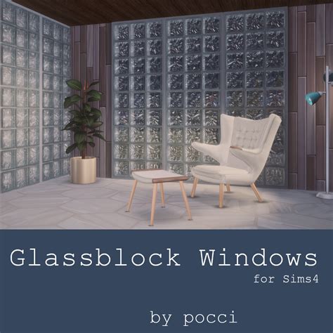 glass block windows  pocci  garden breeze sims  sims  updates
