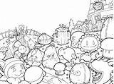 Plants Zombies Vs Coloring Pages Getdrawings sketch template