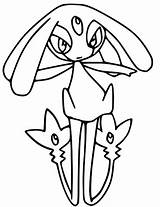 Pokemon Mesprit Coloring Pages Pokémon Mega sketch template