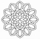 Coloring Mandala Printable sketch template