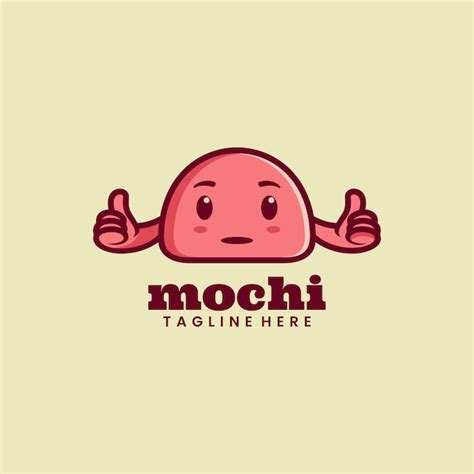 premium vector mochi logo design illustration color