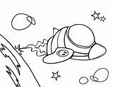 Coloring Pages Spaceship Rocket Ship Space Kids Printable Bestcoloringpagesforkids sketch template