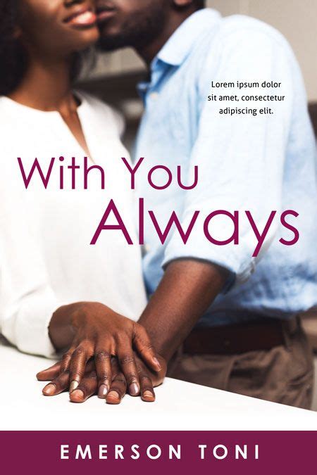 With You Always African American Romance Premade Book Cover For Sale