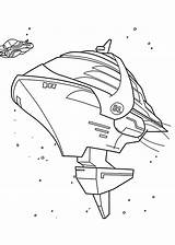 Coloring Wall Pages Spaceship Printable Kids Colouring 4kids sketch template