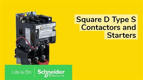 square  type  contactors  starters youtube