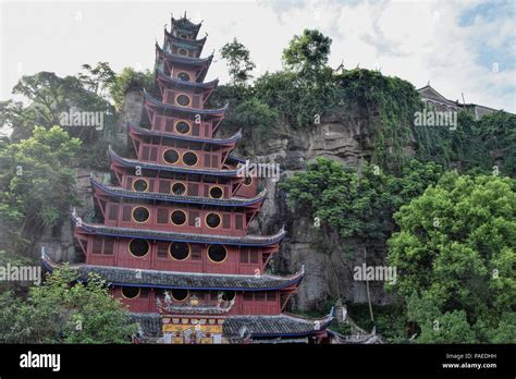 shibaozhai pagoda  res stock photography  images alamy