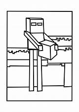 Minecraft Coloring Enderman Pages Printable Clipart Da Coloringbay Library Games sketch template