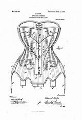 Corset Patents Corsets sketch template